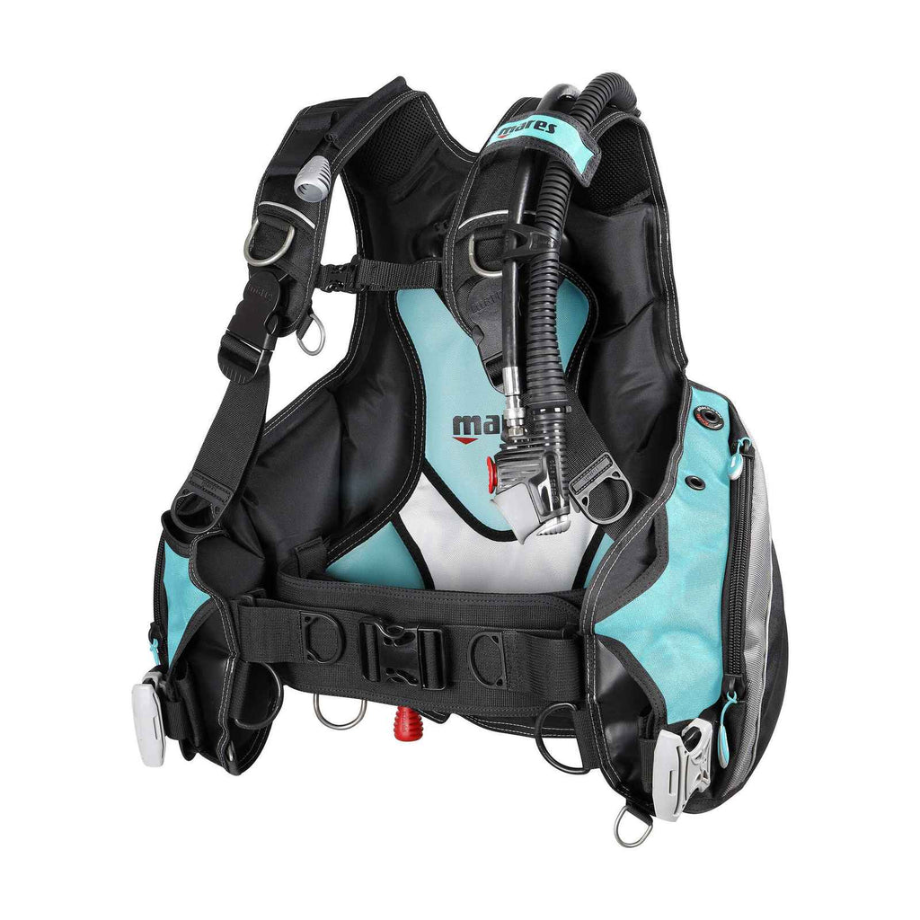 Dive Bcd Prestige She Dives Aquamarine-White S Mares 417233AQWHS