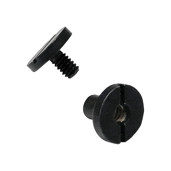 Deadbolt Screw Flat 4pcs Black 11mm Mares 417538