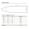 Apnoe-Flossen X-Wing Apnea M EU 36-37-UK 3-4-USA 4-5 Mares 420416MED036