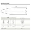 Apnoe-Flossen X-Wing Apnea S EU 40-41-UK 6,5-7,5-USA 7-8 Mares 420417MED040