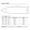 Pinne da apnea X-Wing Blu EU 46-47-UK 11,5-12-USA 12-13 Mares 420419046BL