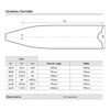 Aletas de apnea X-Wing Pro Negras EU 38-39-UK 5-6-USA 6-7 Mares 420420038BK
