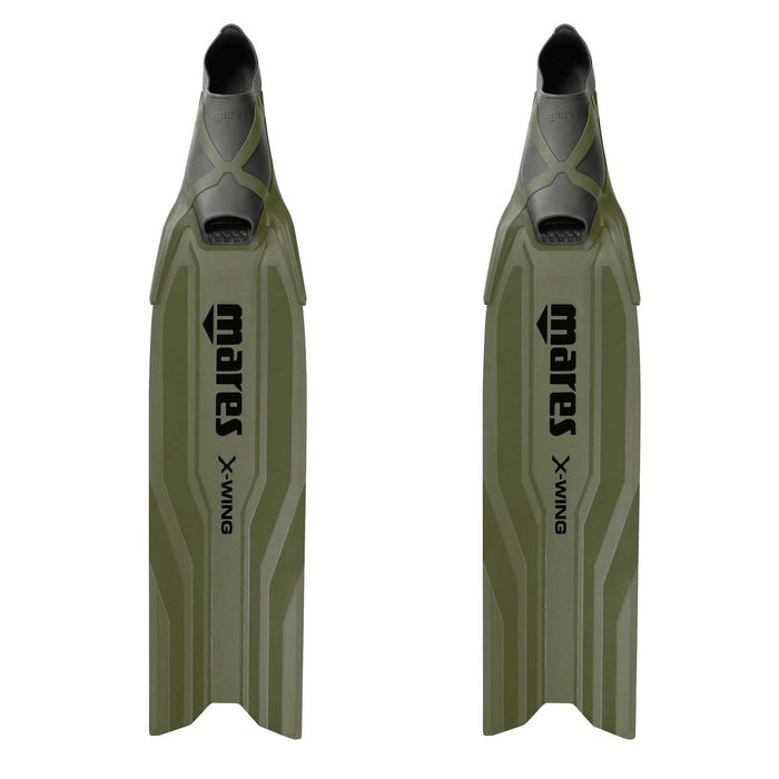 Aletas de apnea X-Wing Short Verde-Verde EU 40-41-UK 6,5-7,5-USA 7-8 Mares 420421040GNGN