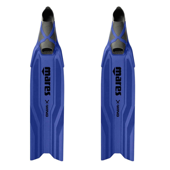 Aletas de apnea X-Wing Short Azul-Azul EU 42-43-UK 8-9-USA 8,5-9,5 Mares 420421042BLBL
