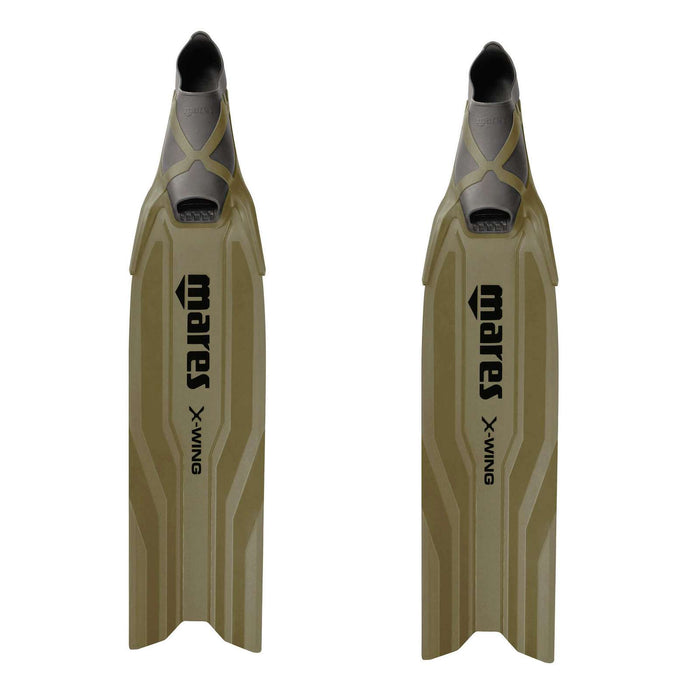 Pinne da apnea X-Wing Short Oliva-Oliva EU 44-45-UK 10-10,5-USA 10-11 Mares 420421044OLOL