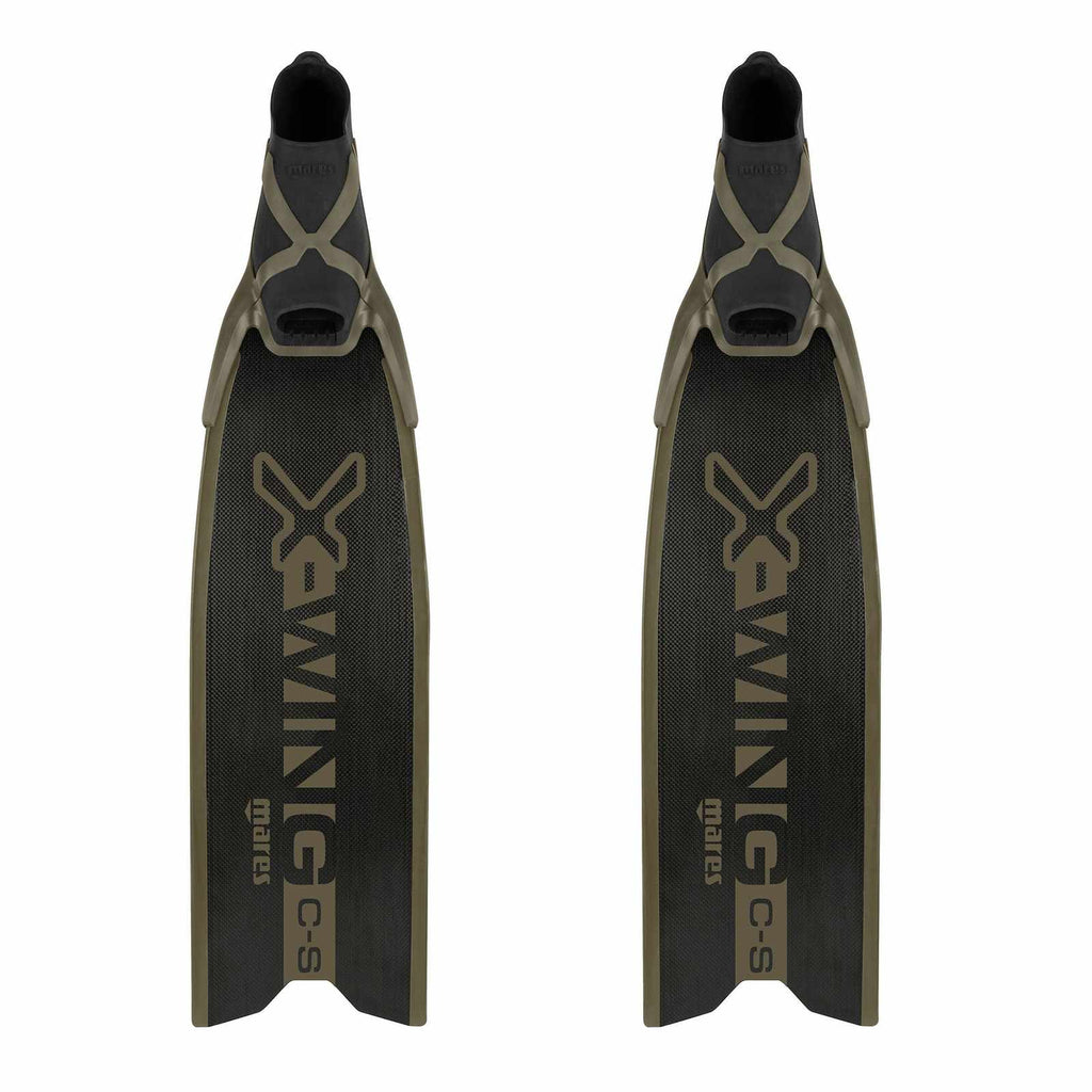Palmes d'apnée X-Wing C-S Medium Noir-Vert EU 38-39-UK 5-6-USA 6-7 Mares 420422MED038