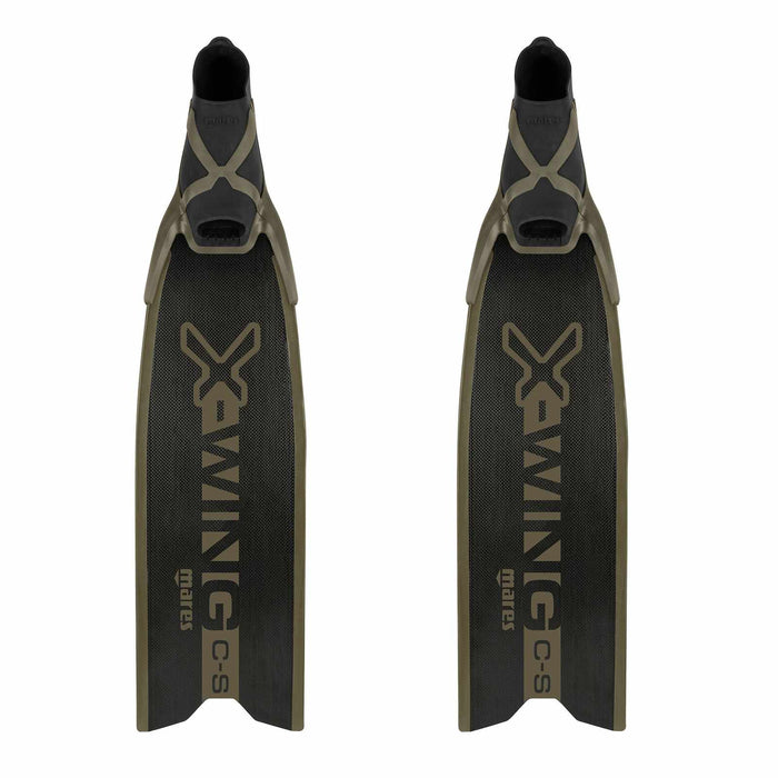 Palmes d'apnée X-Wing C-S Medium Noir-Vert EU 38-39-UK 5-6-USA 6-7 Mares 420422MED038