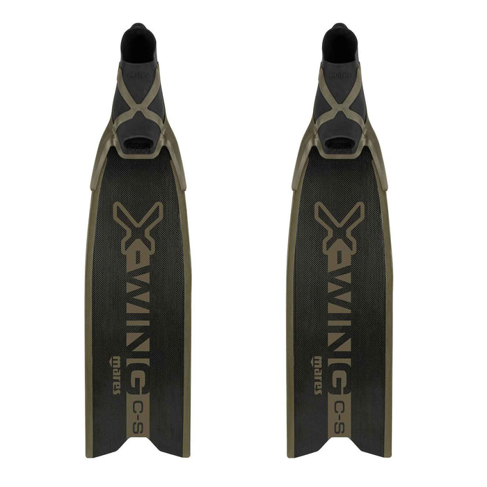 Pinne da apnea X-Wing C-S Medium Nero-Verde EU 46-47-UK 11,5-12-USA 12-13 Mares 420422MED046