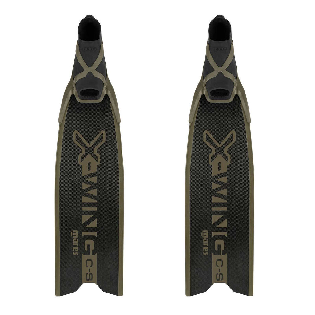 Palmes d'apnée X-Wing C-S Soft Noir-Vert EU 38-39-UK 5-6-USA 6-7 Mares 420422SFT038