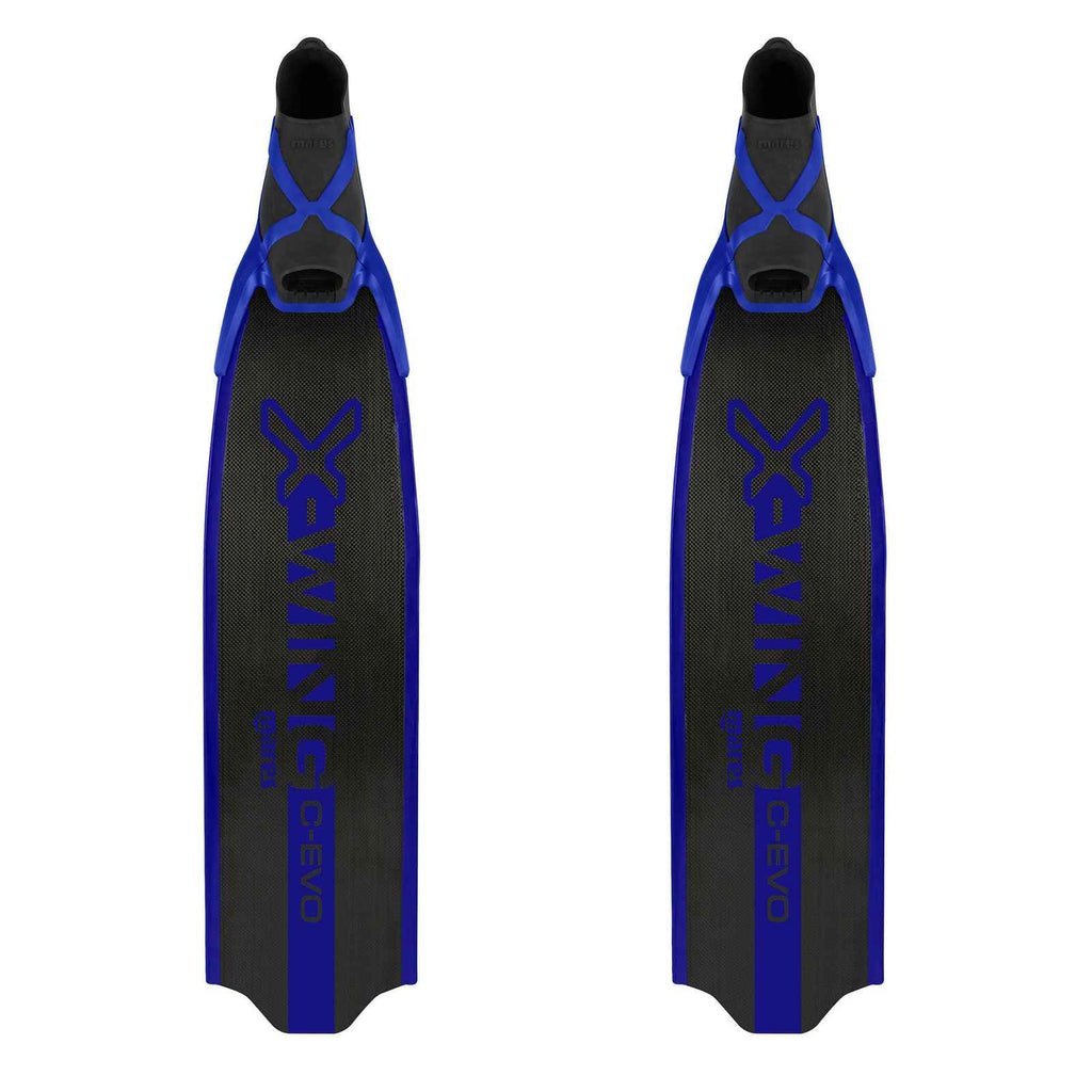 Pinne da apnea X-Wing C-Evo Medium Nero-Blu EU 38-39-UK 5-6-USA 6-7 Mares 420423MED038