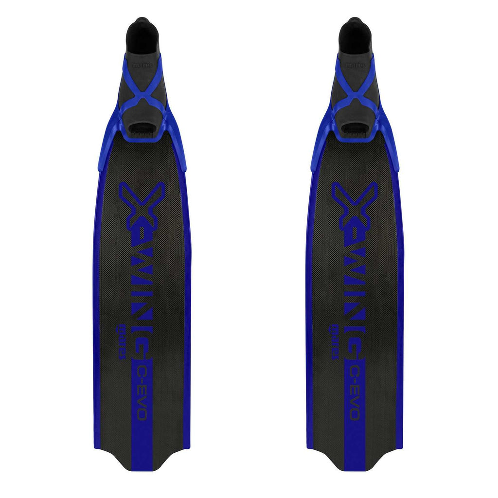 Apnoe-Flossen X-Wing C-Evo Mittel Schwarz-Blau EU 44-45-UK 10-10,5-USA 10-11 Mares 420423MED044