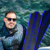 Pinne da apnea X-Wing C-Evo Soft Nero-Blu EU 36-37-UK 3-4-USA 4-5 Mares 420423SFT036