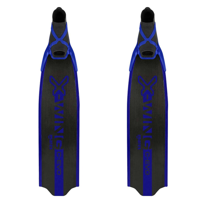 Pinne da apnea X-Wing C-Evo Soft Nero-Blu EU 36-37-UK 3-4-USA 4-5 Mares 420423SFT036