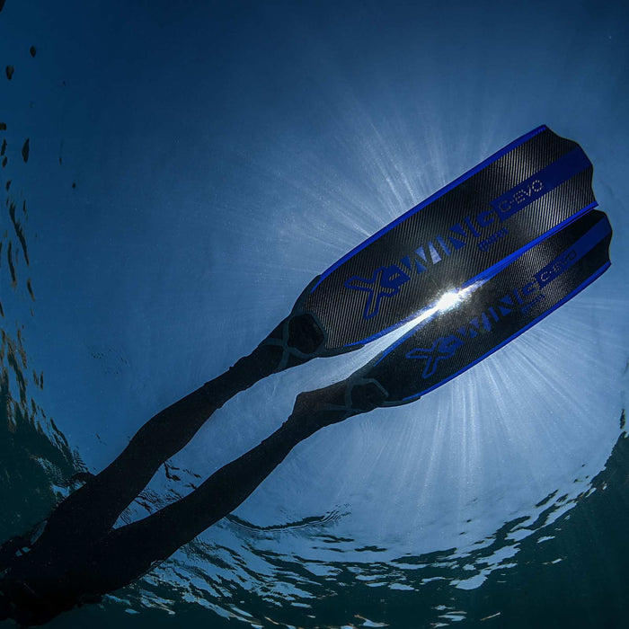 Pinne da apnea X-Wing C-Evo Soft Nero-Blu EU 36-37-UK 3-4-USA 4-5 Mares 420423SFT036