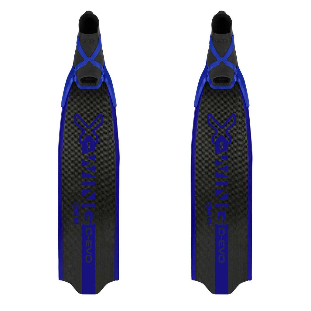 Apnoe-Flossen X-Wing C-Evo Weich Schwarz-Blau EU 40-41-UK 6,5-7,5-USA 7-8 Mares 420423SFT040