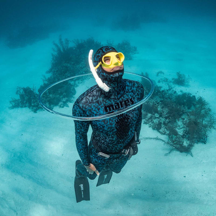 Máscara de pesca submarina X-Tream Amarillo-Negro Mares 421417BXYLBK
