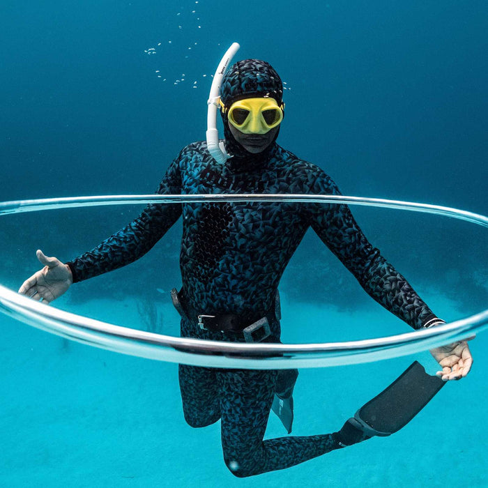 Máscara de pesca submarina X-Tream Amarillo-Negro Mares 421417BXYLBK