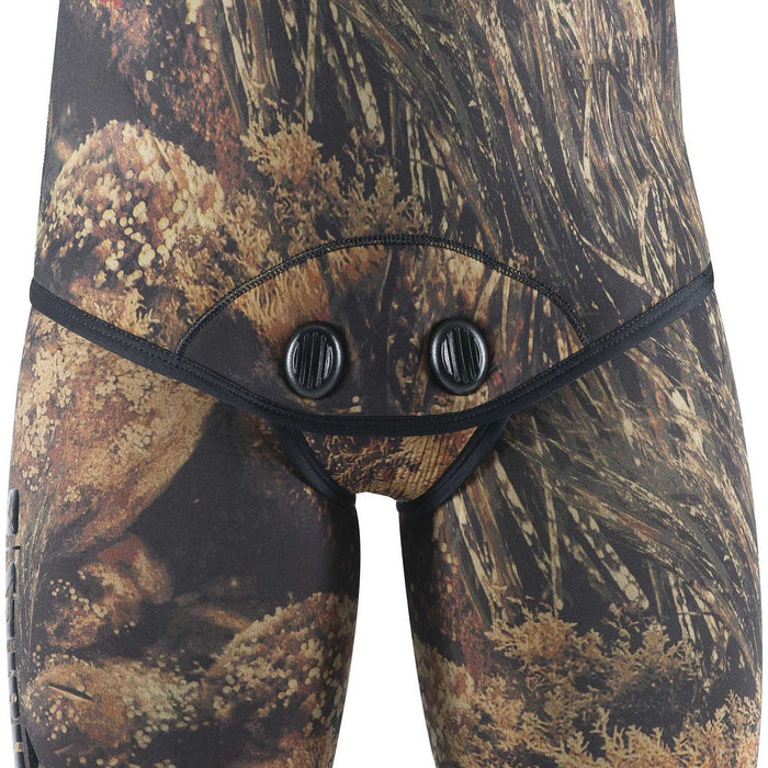 Apnoeanzug Hose Illusion Bwn 50 5mm Braun-Camo Größe 4 Mares 422034S4