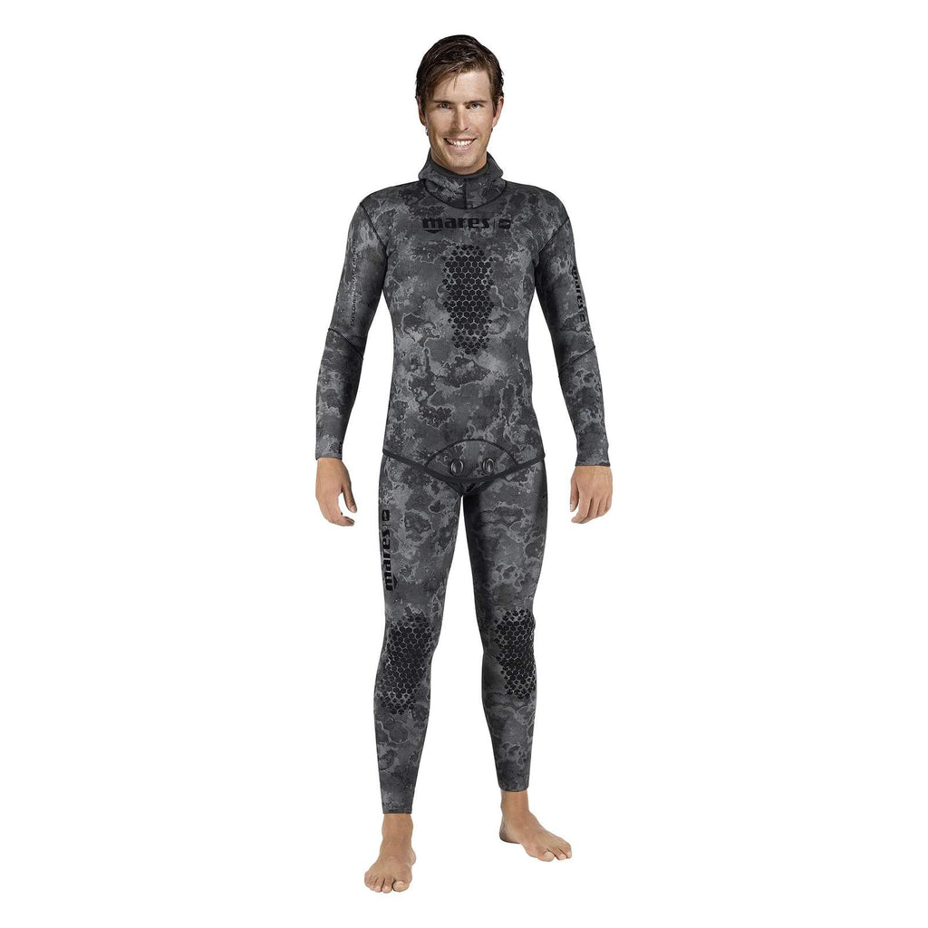 Freediving Wetsuit Jacket Explorer 70 7mm Camo-Black Size 2 Mares 422037S2