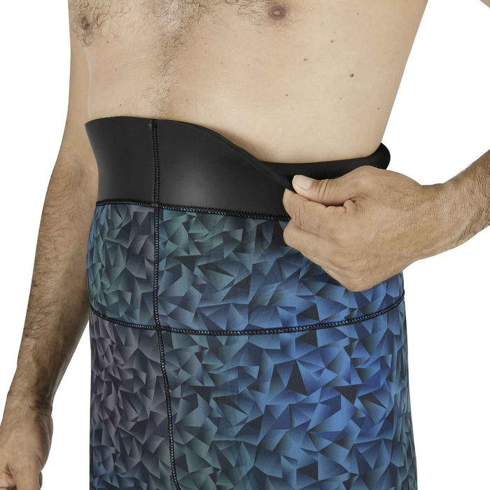 Apnoe-Neoprenhose Polygon 30 3 mm Blau-Indigo Größe 6 Mares 422305S6