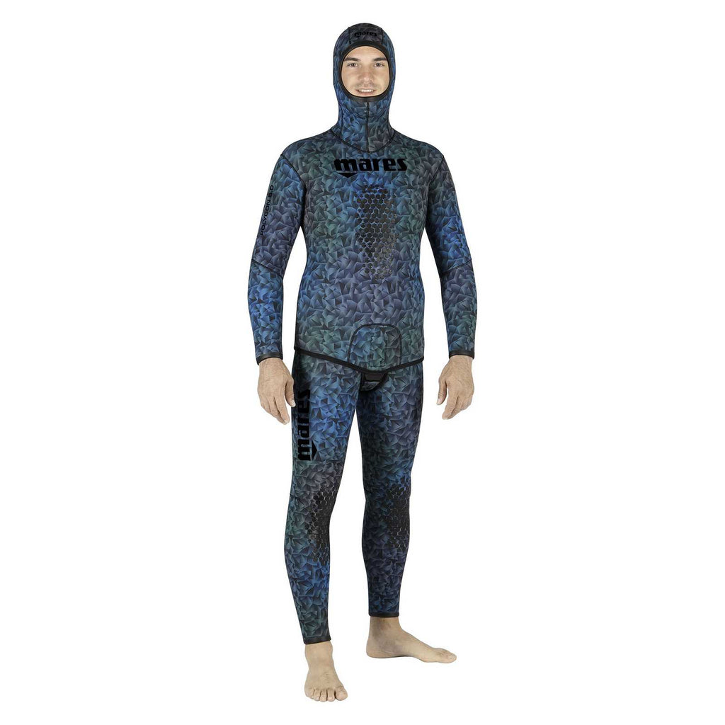 Freediving Wetsuit Pants Polygon 865 6,5mm Blue-Indigo Size 6 Mares 422309S6