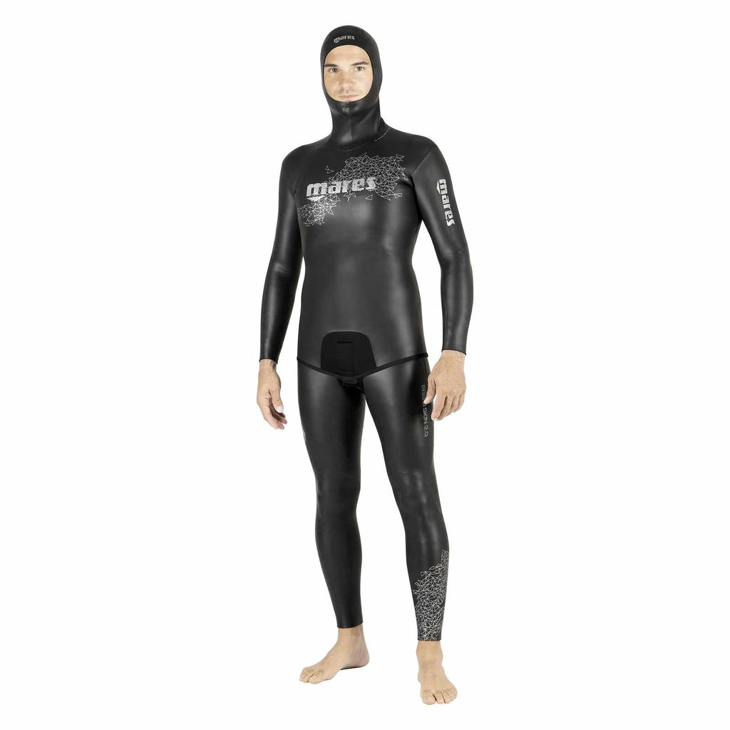 Veste de combinaison d'apnée Prism Skin Homme 3 mm Noir Taille 3 Mares 422314S3