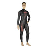 Combinaison intégrale d'apnée Horizon Femme 2 mm Noir-Rose Taille 2 Mares 422317S2