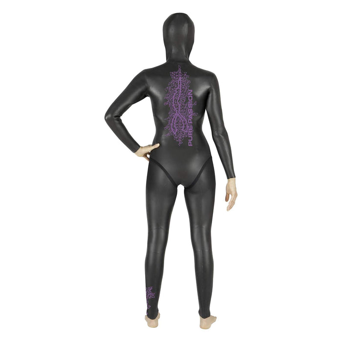 Freediving Wetsuit Jacket Prism Skin Woman 3mm Black-Pink Size 5 Mares 422318S5