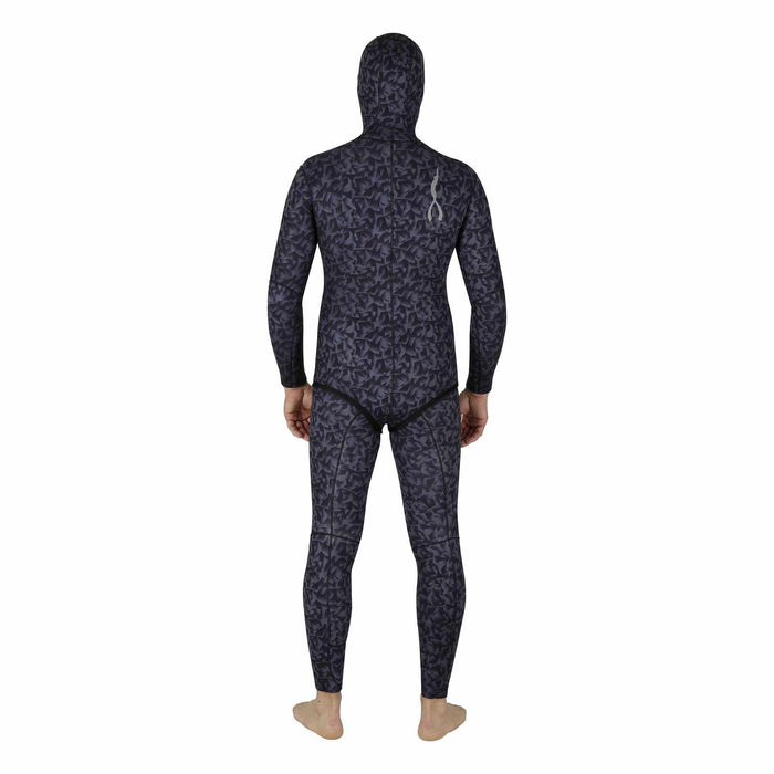 Chaqueta de traje de apnea Polygon Black 50 5 mm Indigo-Camo Talla 3 Mares 422320S3