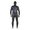 Apnoe-Neoprenjacke Prism Skin Herren 5 mm Schwarz-Blau Größe 2 Mares 422322S2