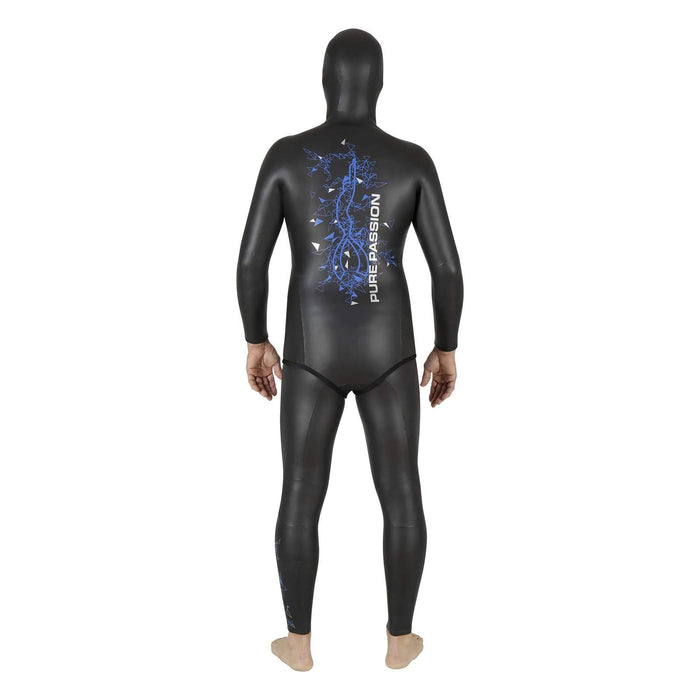 Freediving Wetsuit Pants Prism Skin Man 5mm Black-Blue Size 2 Mares 422323S2