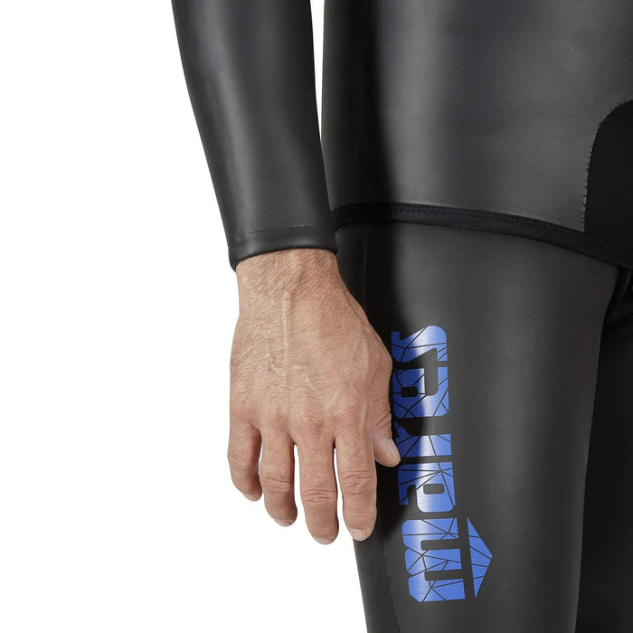 Freediving Wetsuit Pants Prism Skin Man 5mm Black-Blue Size 2 Mares 422323S2