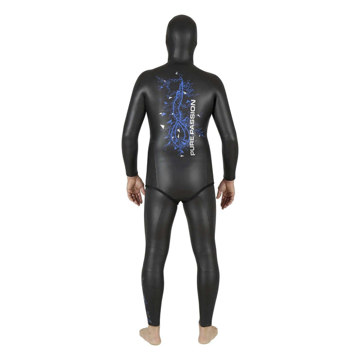 Apnoe-Neoprenhose Prism Skin Herren 5 mm Schwarz-Blau Größe 5 Mares 422323S5