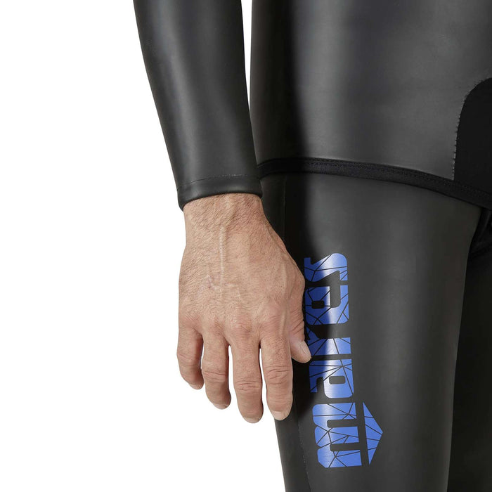 Apnoe-Neoprenhose Prism Skin Herren 5 mm Schwarz-Blau Größe 5 Mares 422323S5