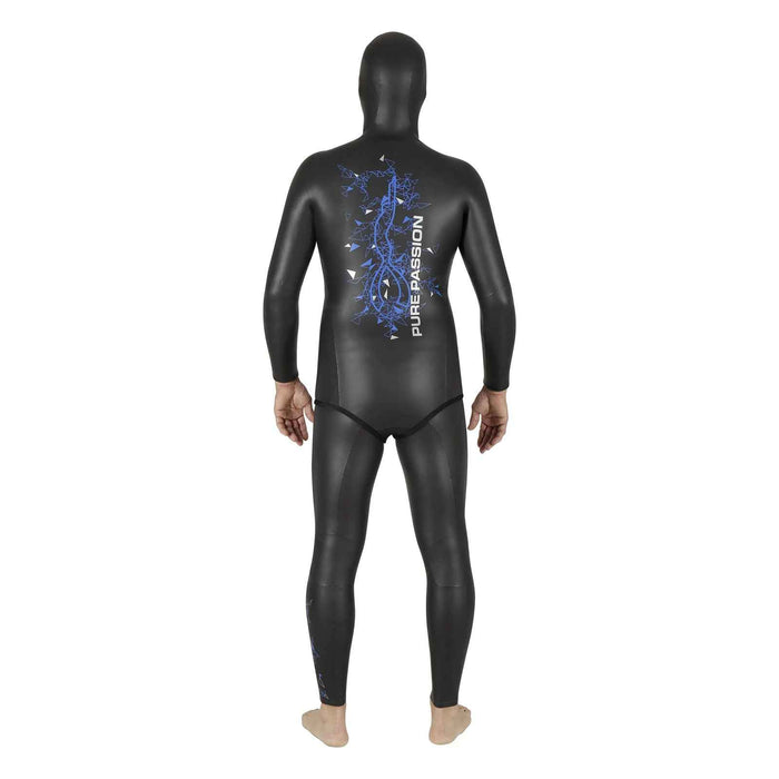 Freediving Wetsuit Pants Prism Skin Man 5mm Black-Blue Size 6 Mares 422323S6