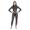 Freediving Wetsuit Jacket Prism Skin Woman 5mm Black-Pink Size 1 Mares 422324S1