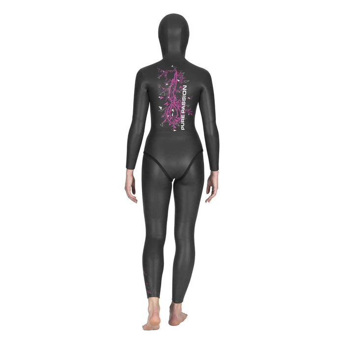Pantalon de combinaison d'apnée Prism Skin Femme 5mm Noir-Rose Taille 2 Mares 422325S2