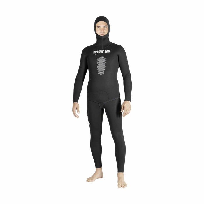 Chaqueta de traje de apnea Explorer 5.0 Negro 5 mm Talla 3 Mares 422500S3