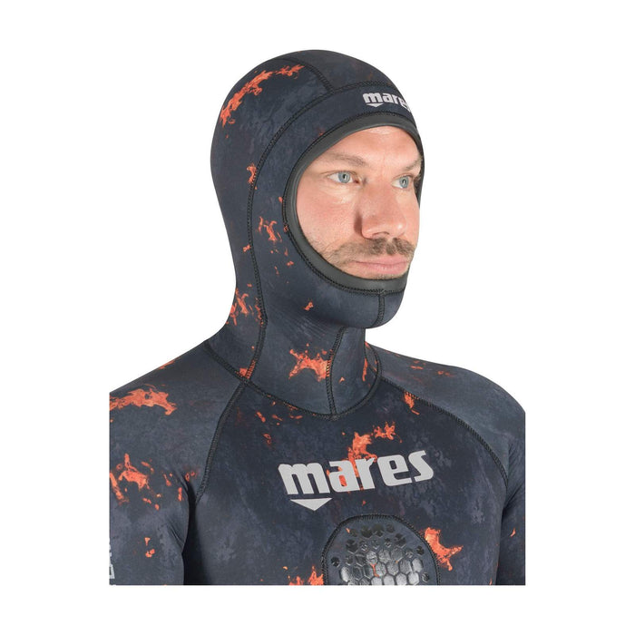 Spearfishing Wetsuit Jacket Explorer Lava 50 5mm Camo-Orange Size 2 Mares 422502S2