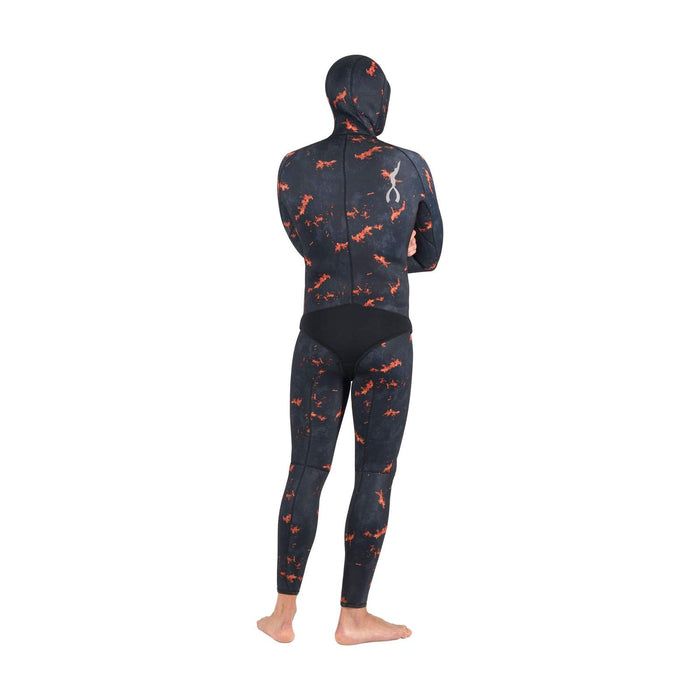 Spearfishing Wetsuit Jacket Explorer Lava 50 5mm Camo-Orange Size 5 Mares 422502S5