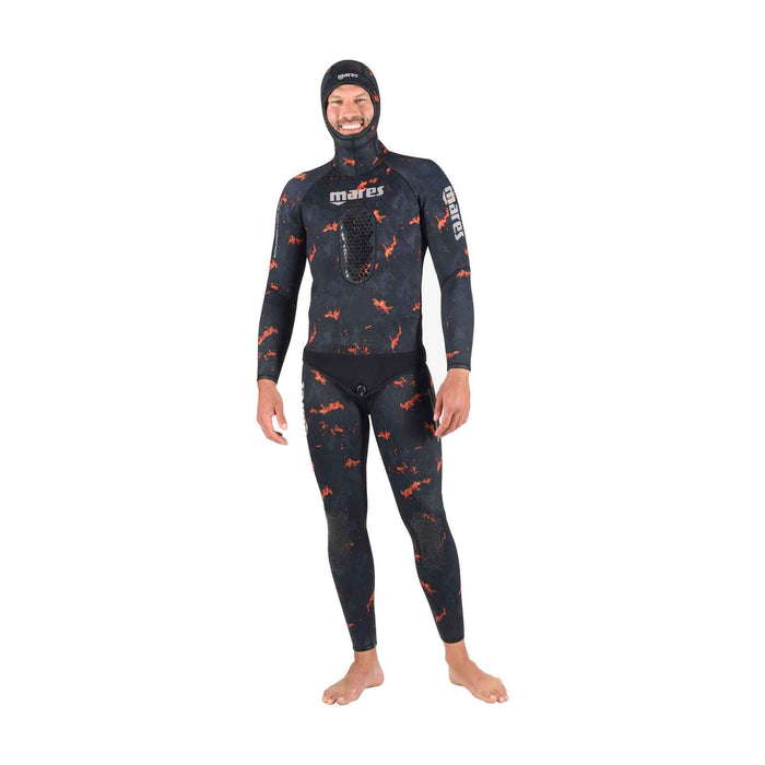 Spearfishing Wetsuit Pants Explorer Lava 50 5mm Camo-Orange Size 4 Mares 422503S4