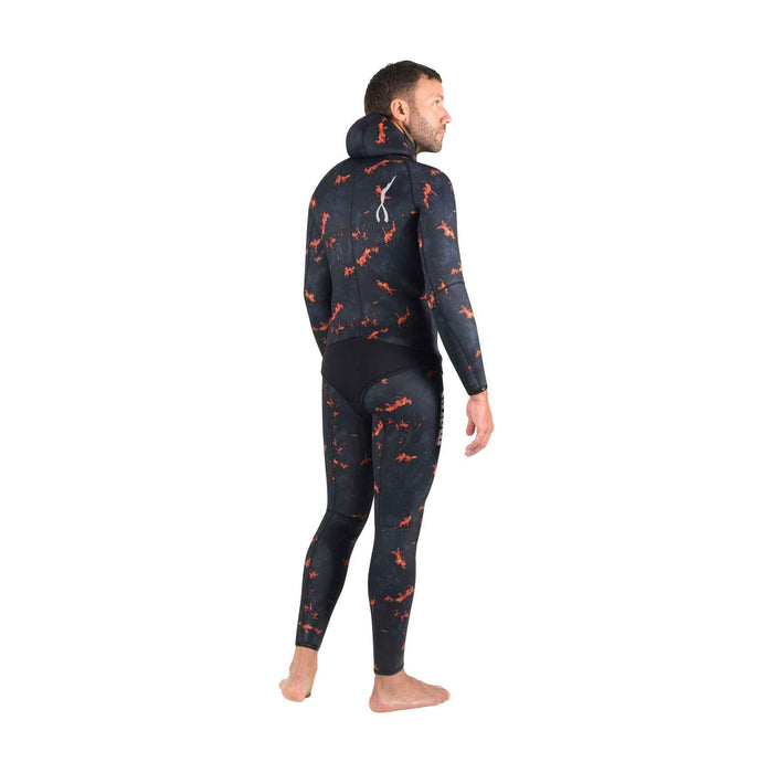 Spearfishing Wetsuit Pants Explorer Lava 50 5mm Camo-Orange Size 5 Mares 422503S5