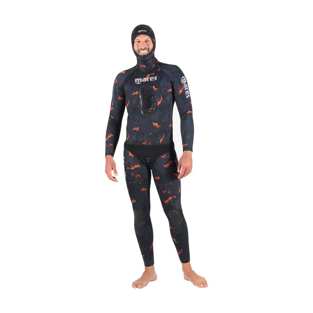 Spearfishing Wetsuit Pants Explorer Lava 50 5mm Camo-Orange Size 6 Mares 422503S6