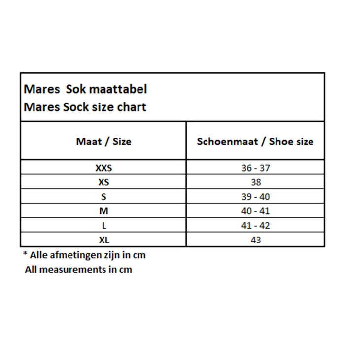 Calcetines de Apnea Flex 5mm Negro XL-XXL Mares 422656XL-XXL