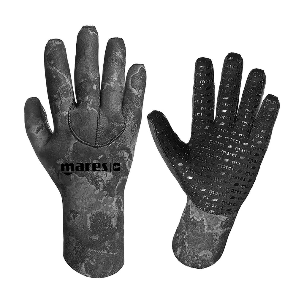 Apnoe-Handschuhe 3 mm Camo Schwarz S Mares 422665S