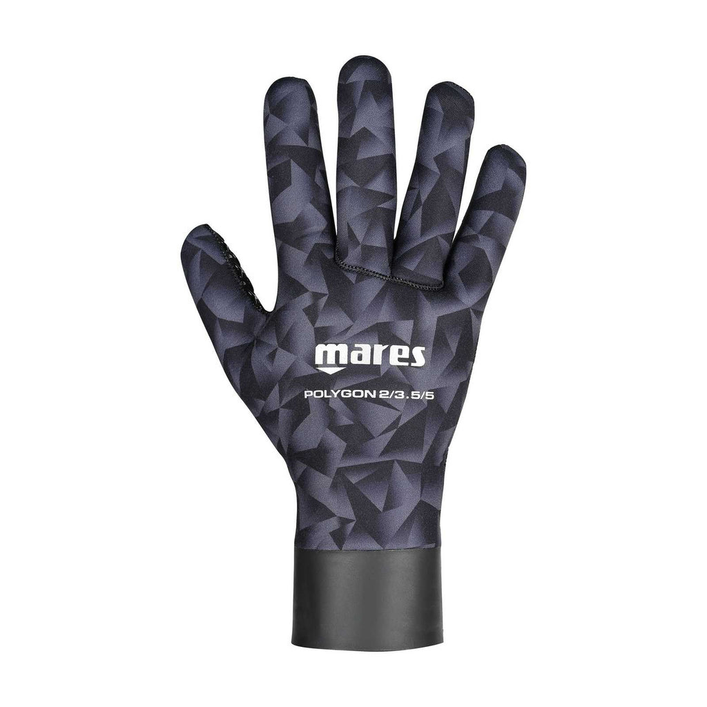 Guantes de apnea Polygon Bk 2-3,5-5mm Negro-Camo XS-S Mares 422675XS-S