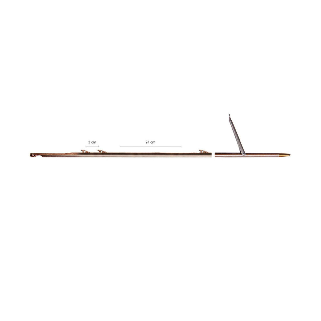 Harpunenschaft mit Finnen Strike 6,5 mm 130 cm Mares 423267130