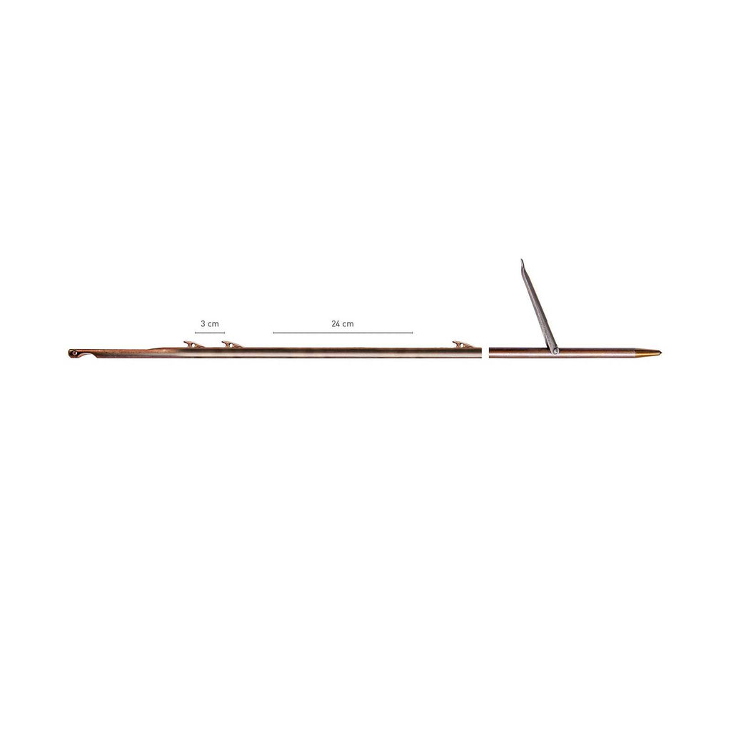 Varilla para fusil de gomas con aletas Strike 6 160cm Mares 423270160