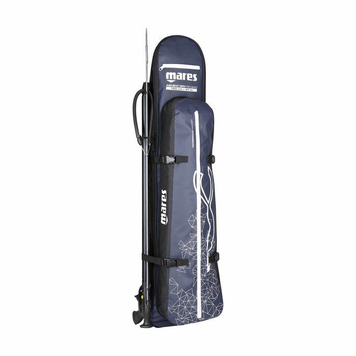 Borsa per pinne apnea Ascent Dry nero-blu 30x28x120 cm Mares 425568