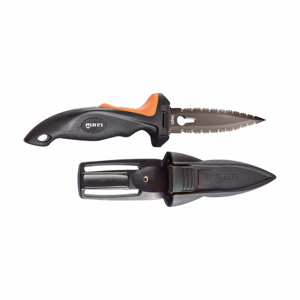 Speerfischer-Messer Iago Schwarz-Oliv Mares 425614